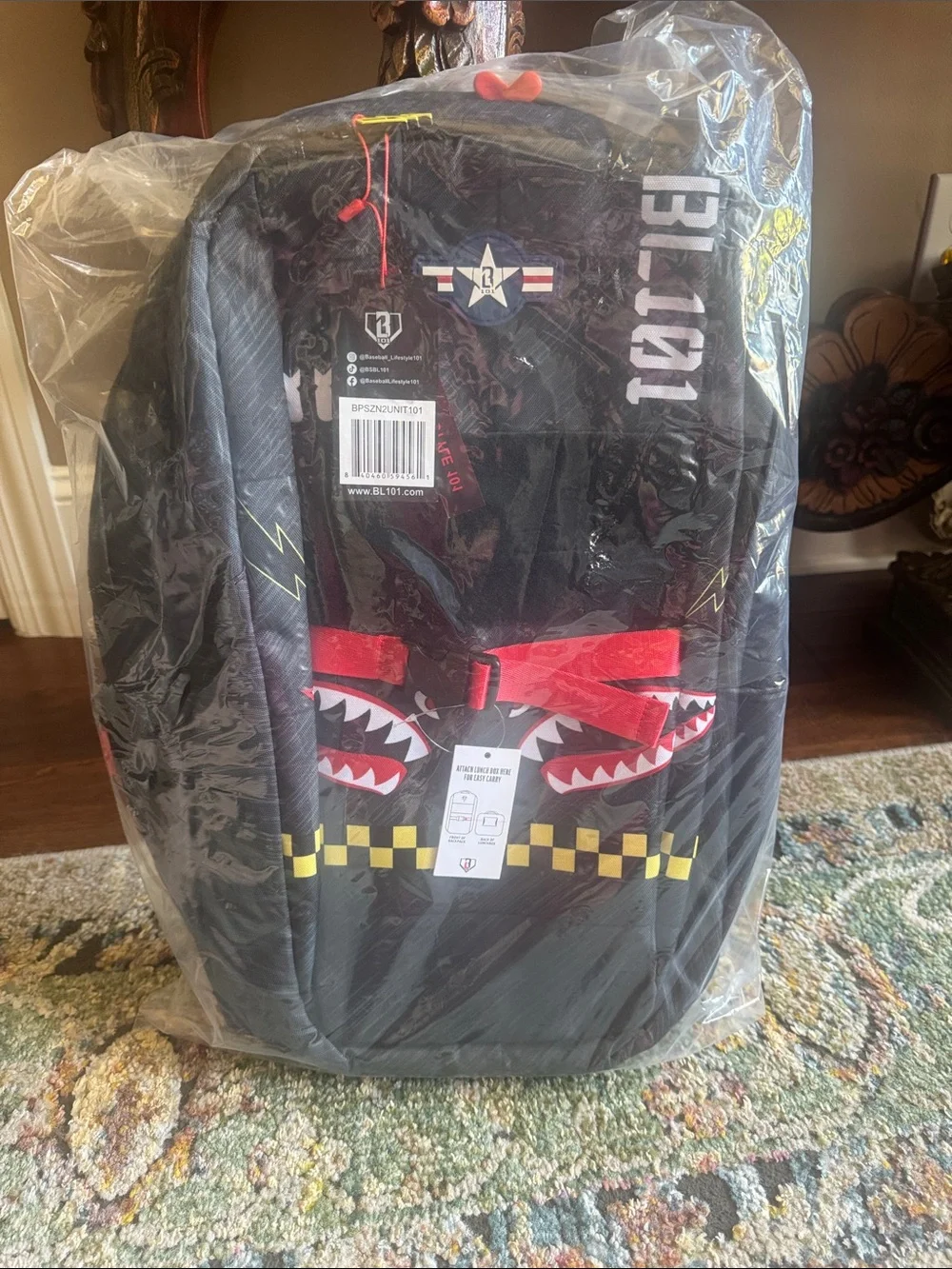 BASEBALL LIFESTYLE 101 BACKPACK…NWT…UNIT 101 SZN 2